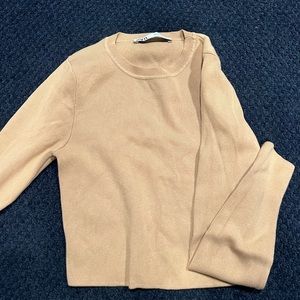 Zara Tan Sweater